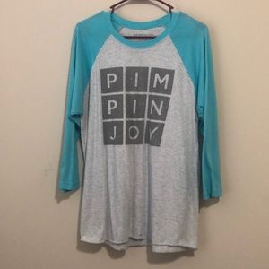 PIMPIN JOY baseball tshirt